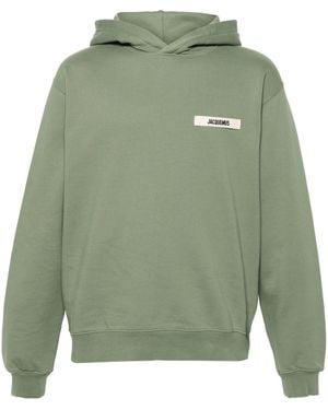 Jacquemus The Gros Grain Hoodie - Green