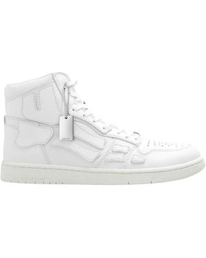 Amiri Skeleton Top High Top Trainers - White
