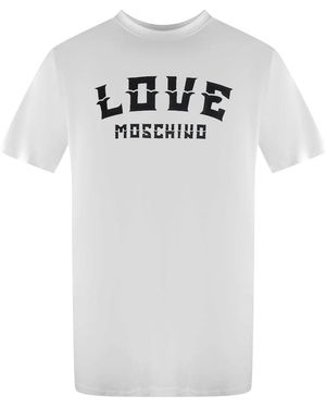 Love Moschino Bold Logo T-Shirt - Grey