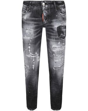 DSquared² Special Delivery Ripped Jeans - Grey