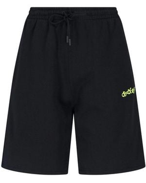 Off-White c/o Virgil Abloh Opposite Arrow Sweat Shorts - Black