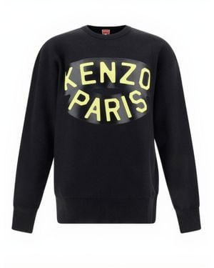 KENZO Paris Large Logo Sweatshirt - Blue