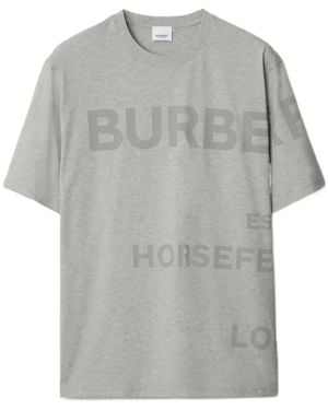 Burberry Horseferry Print T-Shirt - Grey
