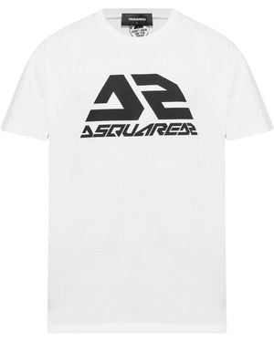 DSquared² Bold Logo Cool Fit T-Shirt - White