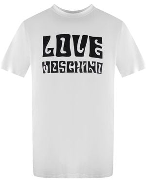 Moschino Love Logo T-Shirt Cotton - White