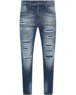Magrit Montpellier Ripped Jeans - Blue