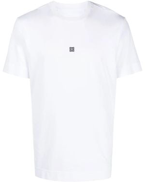Givenchy Small 4G Embroidered Logo T-Shirt - White