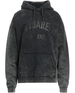 DSquared² Milano Logo Faded Hoodie - Gray