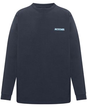 Jacquemus Le T-Shirt Gelo Print Ice Long Sleeved T-Shirt - Blue
