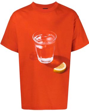 Jacquemus Le T-Shirt Print Water Glass Lemon - Orange