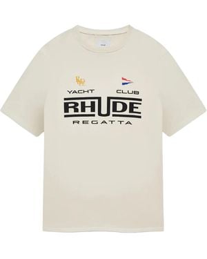 Rhude Regatta Club T-Shirt - White
