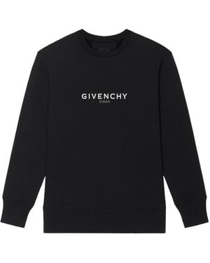 Givenchy Reverse Paris Slim Fit Sweatshirt - Black