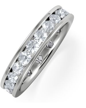 The Diamond Store Rae Lab Diamond Eternity Ring Channel Set 2.00Ct G/Vs - Grey