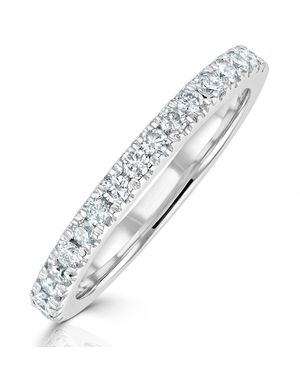 The Diamond Store Elizabeth Matching Wedding Band 0.45Ct G/Si Diamond - Metallic