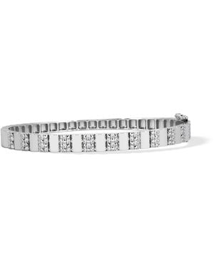 The Diamond Store Contour 0.50Ct Lab Diamond Bangle - White