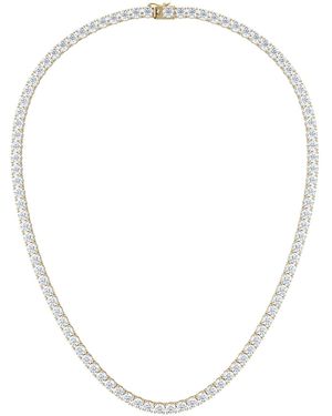 The Diamond Store Luxe 30.00Ct Lab Diamond Necklace With Igi Certified Brilliant-Cut Diamonds - Metallic