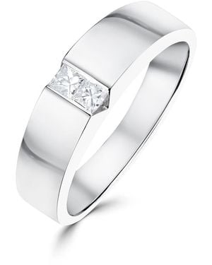 The Diamond Store 18K Diamond Ring 0.15Ct - White