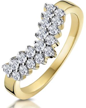 The Diamond Store Lab Diamond Wishbone Ring 0.45Ct - Metallic