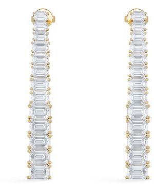 The Diamond Store Luxe 7.00Ct Lab Diamond Drop Earrings With Igi Certified Emerald-Cut Diamonds - White