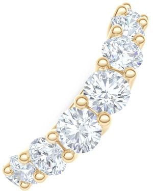 The Diamond Store Legacy 1.73Ct Round Cut Lab Diamond Half Eternity Ring - White