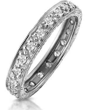 The Diamond Store Eternity Ring 0.33Ct Diamond 9K - Grey