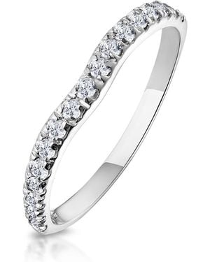 The Diamond Store Matching Wedding Band 0.27Ct H/Si Diamond - Metallic