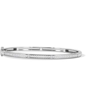 The Diamond Store Heritage 0.50Ct Round Cut Lab Diamond Bangle - White