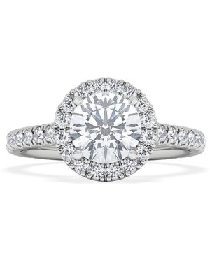 The Diamond Store Reina Gia Diamond Halo Engagement Ring - White