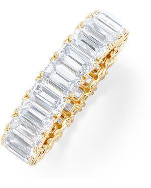 The Diamond Store Luxe 7.00Ct Lab Diamond Eternity Ring With Igi Certified Emerald-Cut Diamonds - Metallic