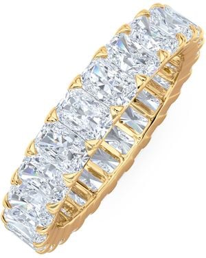 The Diamond Store Sempre Radiant Cut 3.00Ct Lab Diamond Eternity Ring - Blue