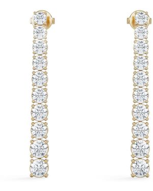 The Diamond Store Luxe 5.00Ct Lab Diamond Drop Earrings With Igi Certified Brilliant-Cut Diamonds - White