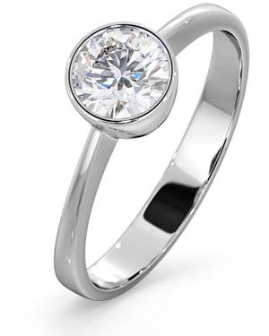 The Diamond Store Emily Engagement Ring 0.75Ct - Metallic