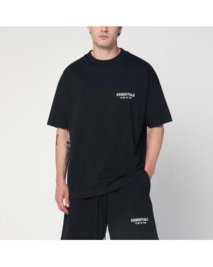 Fear Of God Cotton T-Shirt With Logo - Black