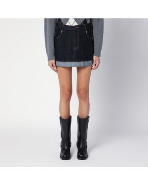 Semicouture Floriane Miniskirt - Black