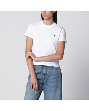 Ami Paris Ami De Coeur T-Shirt - White