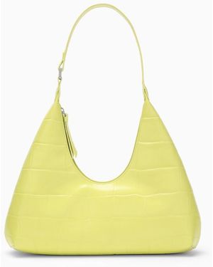 BY FAR Bei weitem Bernstein -Apfel -Umhängetasche - Giallo