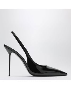 Paris Texas Lidia Slingback Pumps - Black