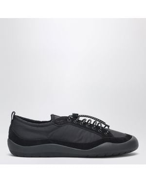 Prada Sneakers speedrock nere in re-nylon e pelle scamosciata - Nero