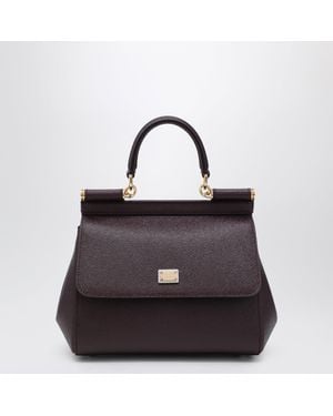 Dolce & Gabbana Medium Sicily Handbag - Black