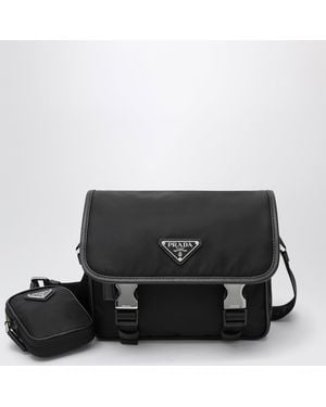 Prada Re-Nylon Shoulder Bag - Black
