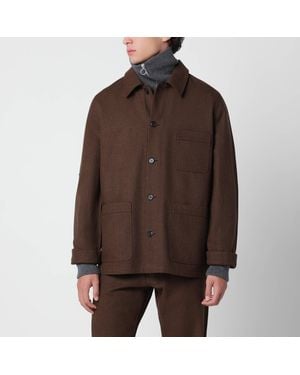 Prada Ebony Shirt Jacket - Brown