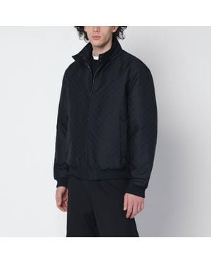 Gucci Dark Gg Ripstop Jacket - Blue