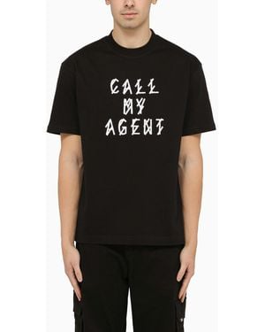 44 Label Group Call My Agent T-shirt - Black