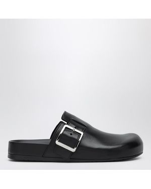 Loewe Slifor E Zoccoli Facilitano Gli Uomini Pelle Nera - Nero