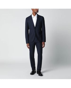 Tagliatore Wool Single-Breasted Suit - Blue