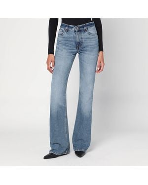 Haikure Flared Flora Jeans in Blue | Lyst