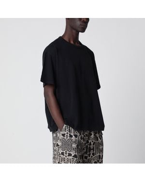 Brain Dead Oversized Cotton T-Shirt - Black