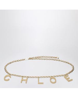 Chloé Letters Jewel Belt - Metallic