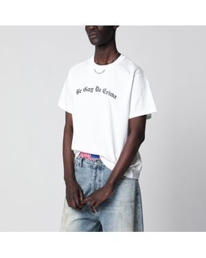DAGGER Be Gay Do Crime T-Shirt - White