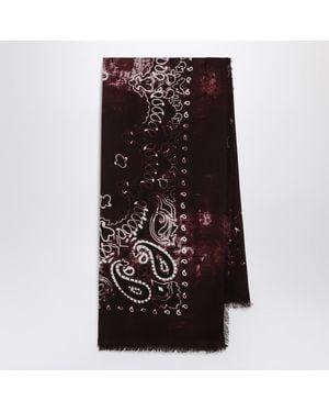 Destin Jil Wool Scarf - Brown